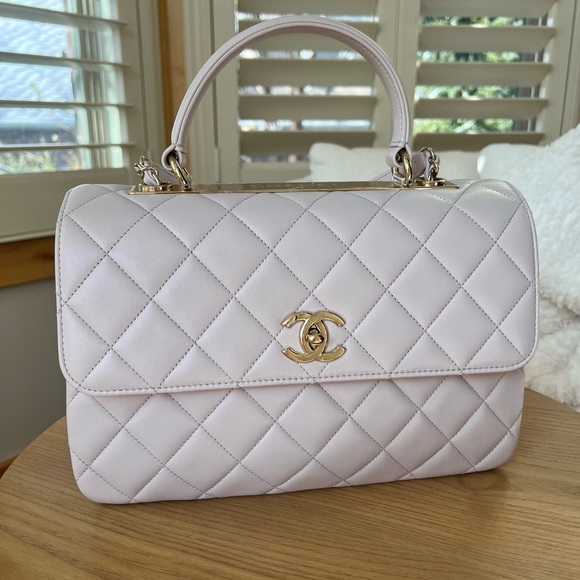 CHANEL Handbags - ❌SOLD❌⭐️Chanel Trendy CC Top Handle Lambskin Medium✨LIMITED EDITION✨RARE COLOR
